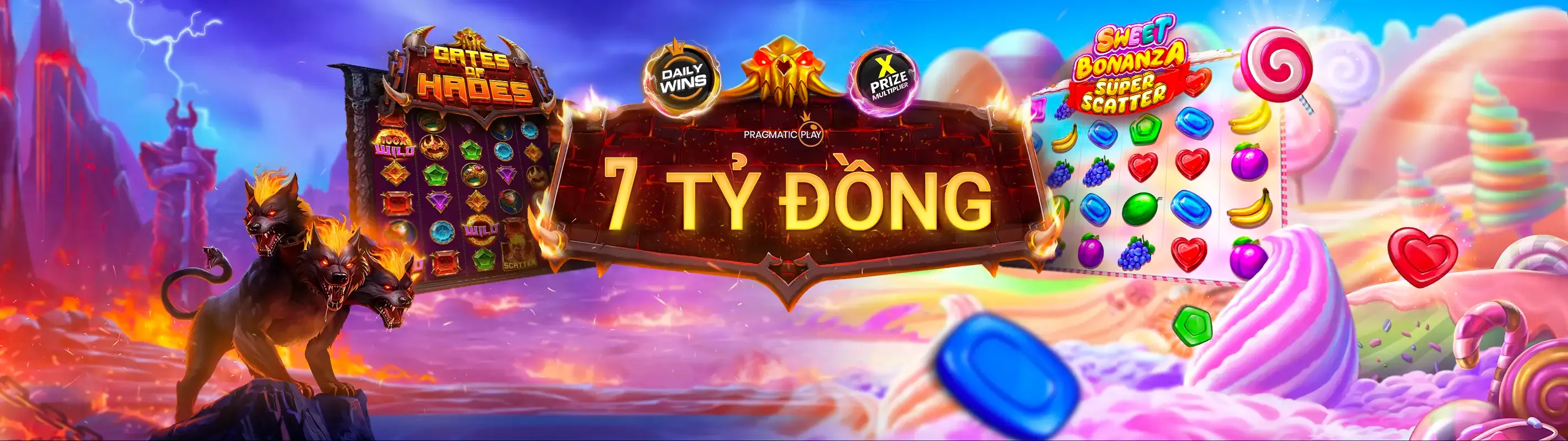 Hình ảnh chính 98wim Nổ Hũ với trò chơi slot jackpot sống động và đồng tiền vàng